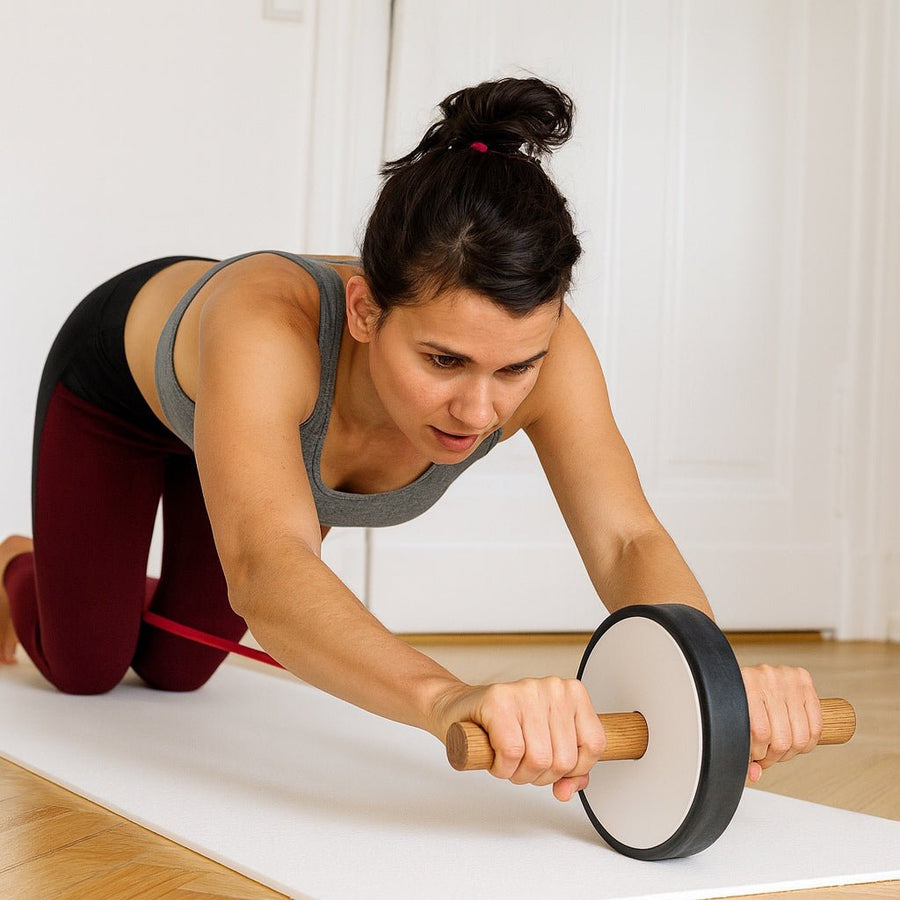 Bauchtrainer aus Holz & Naturgummi - EdelKRAFT