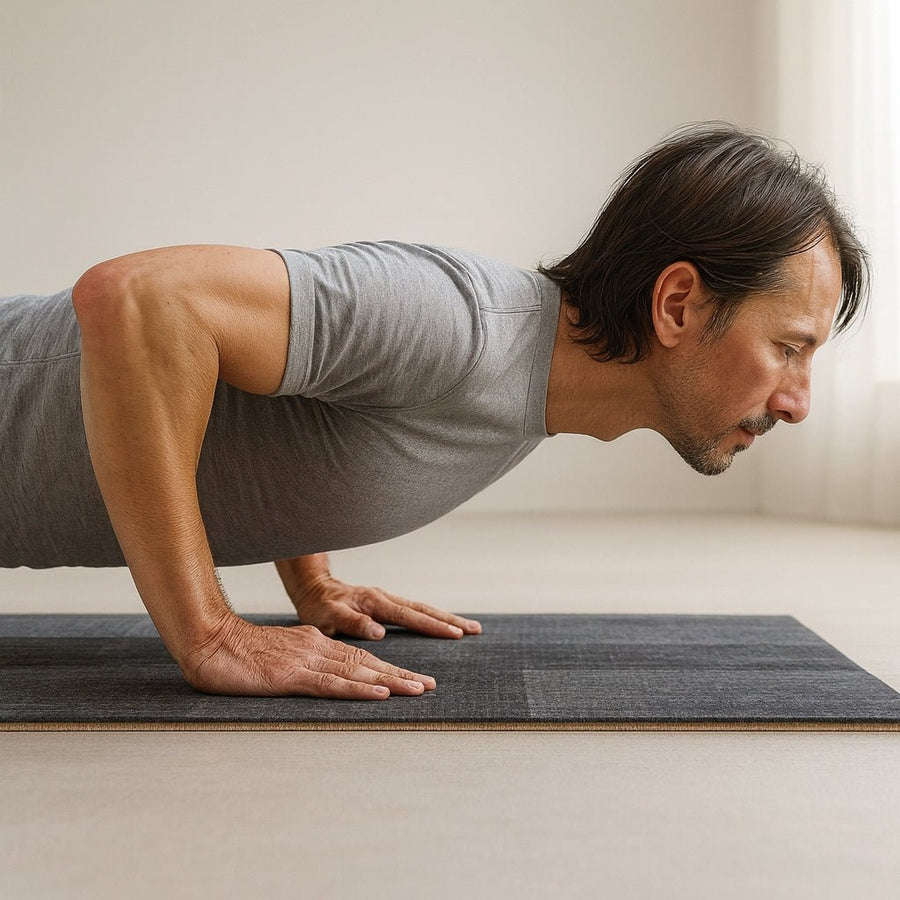 Fitness - und Yogamatte aus Korkleder - EdelKRAFT