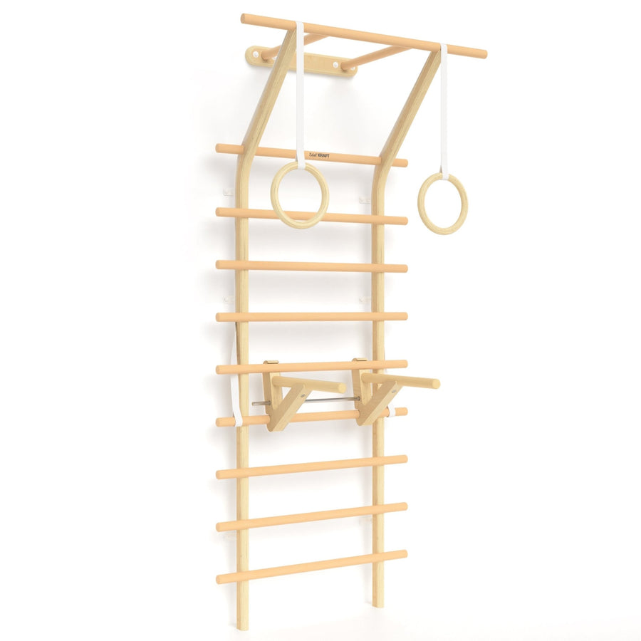 Premium Sprossenwand »Homegym Bundle« mit Turnringen und Dipstange