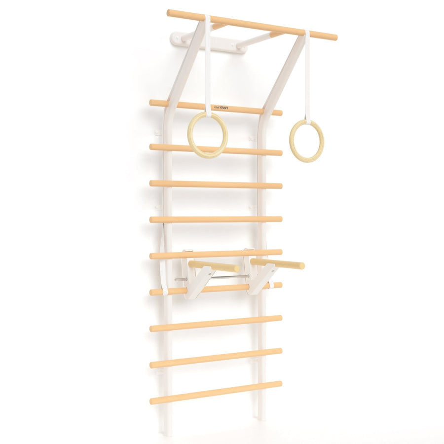 Weißes Premium Sprossenwand »Homegym Bundle«