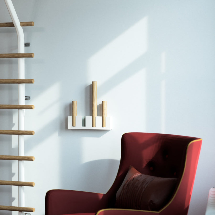 Wandhalterung für Gymnastik-Hanteln